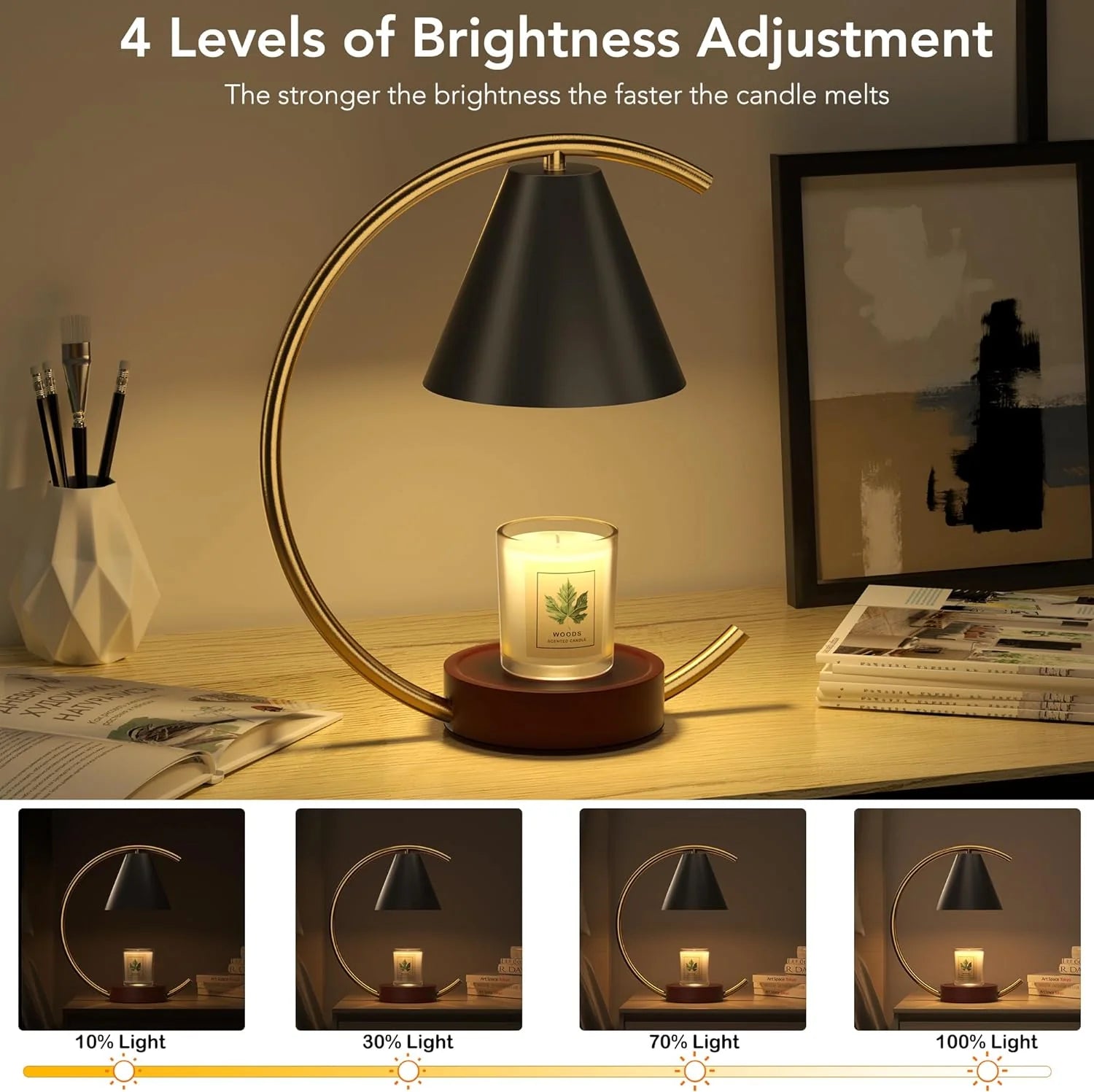 Dimmable Candle Warmer Lamp